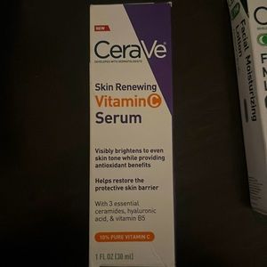 CeraVe facial Care- Vitamin C Serum, AM Facial Moisturizing Lotion & PM